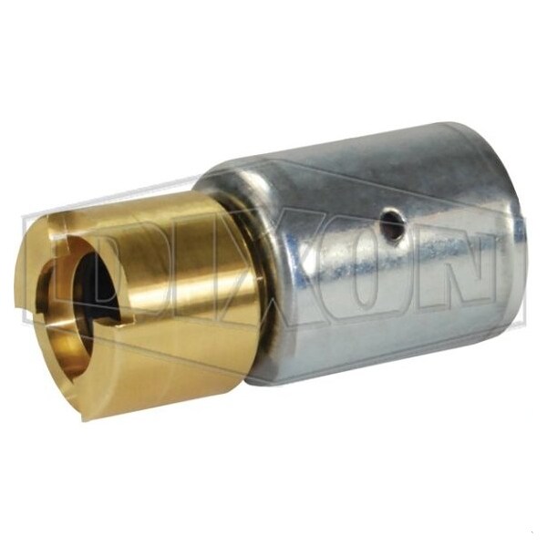 Dix-Lock N Series Bowes Interchange Quick Disconnect Coupler with Female Head Ferrule, 1/2 in Nomin